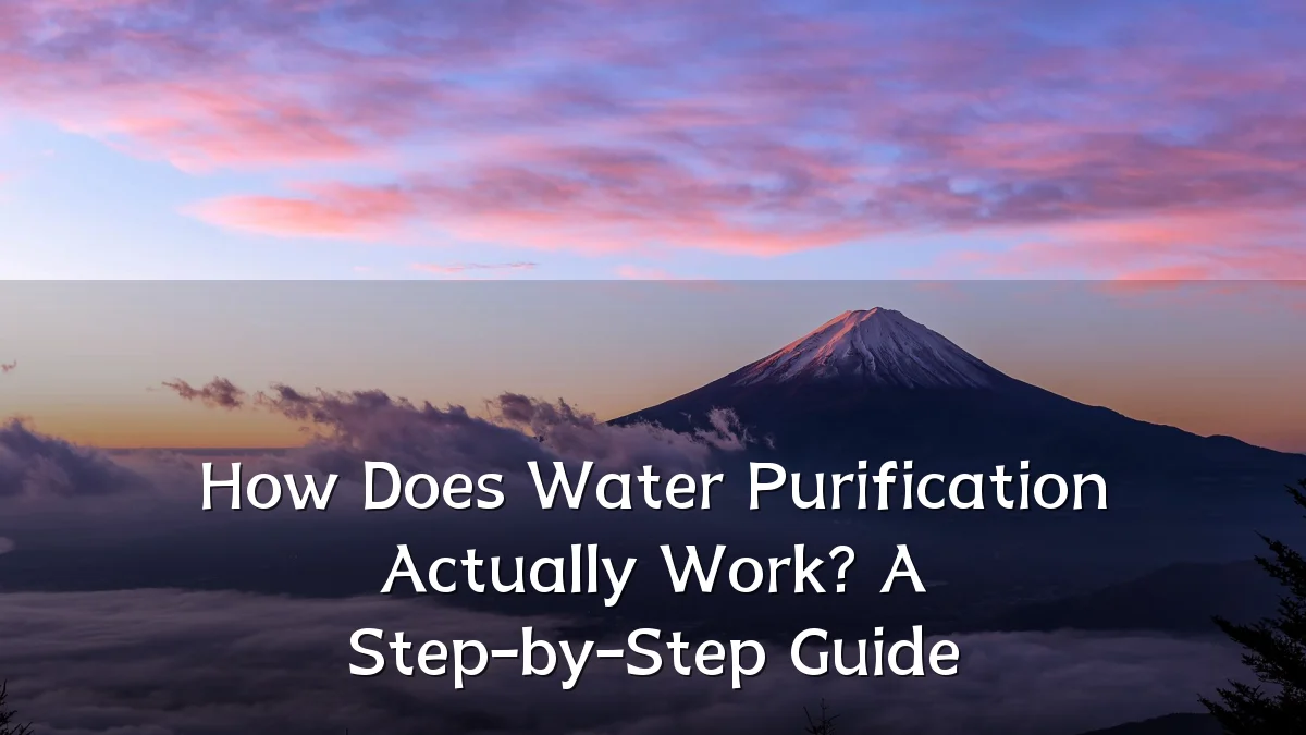 How Does Water Purification Actually Work? A Step-by-Step Guide