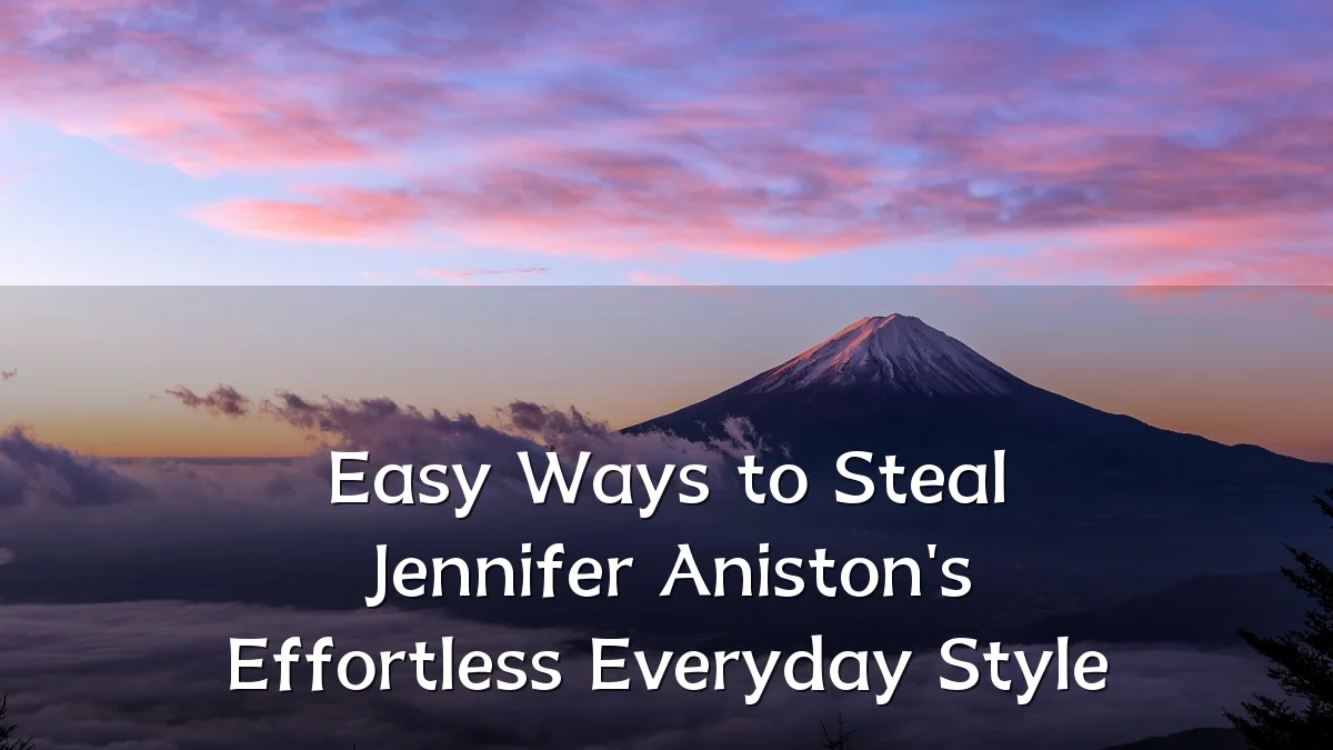 Easy Ways to Steal Jennifer Aniston's Effortless Everyday Style