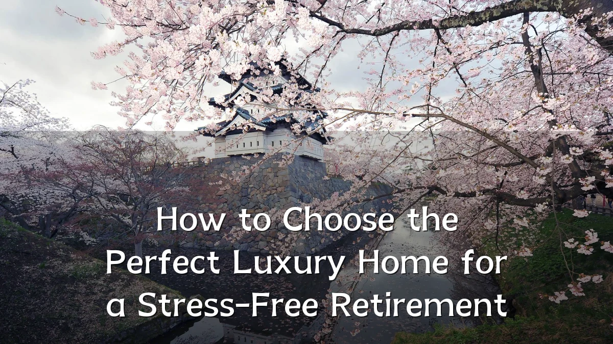 How to Choose the Perfect Luxury Home for a Stress-Free Retirement