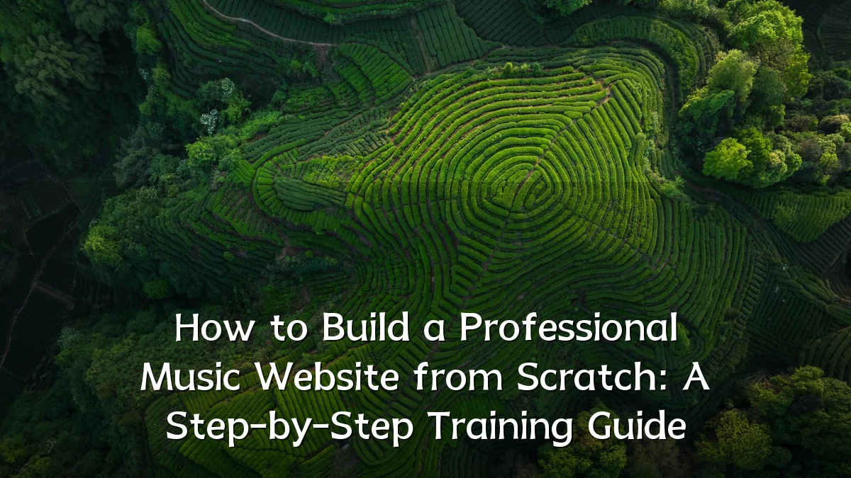 How to Build a Professional Music Website from Scratch: A Step-by-Step Training Guide