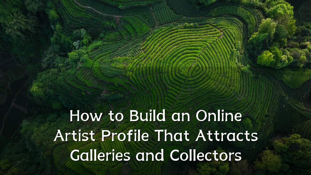 How to Build an Online Artist Profile That Attracts Galleries and Collectors